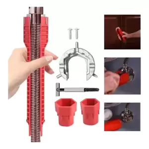 Llave Inglesa Tubo Grifería Multiuso 3 Piezas