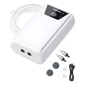Bomba De Agua Aire Recargable Premium 2 Salidas