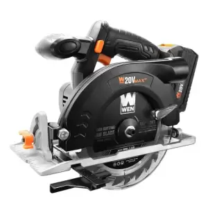 Sierra Circular Inalámbrica Wen, Hoja Con Litio-i De 20 V Co