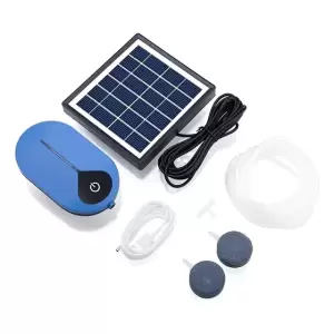 Bomba de Aire Solar para Acuario y Estanque