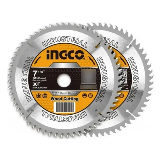 Sierra Circular P/madera 7.1/4 X 30 Dts - Juego 2 Piezas 1 Sierra Circular P/madera 7.1/4 X 30 Dts - Juego 2 Piezas