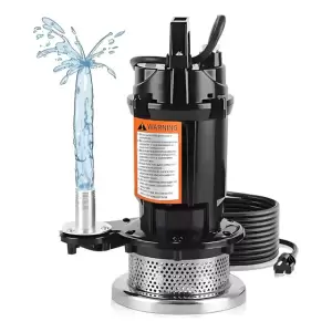 Bomba de Agua Sumergible 370W para Aguas Sucias 1500L/h