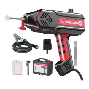 Soldador Portátil Acewelder 120a 110v Con Juego De Herramien