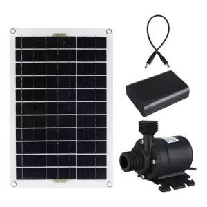 Bomba de Agua Solar Sumergible 800L/h para Fuente