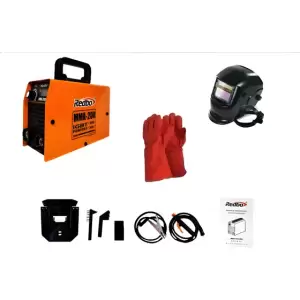 Soldadora Inverter Redbo 200A + Máscara y Guantes