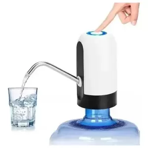 Bomba de Agua Dispensador USB para Bidón Blanco