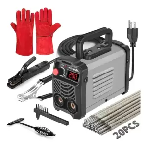 Stick Welder Hpoouo 200a 110v Con 20 Varillas De Soldadura Y