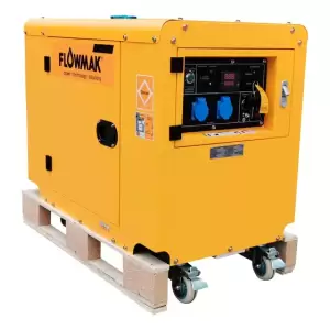 Generador Electrico Diesel Flowmak 10KW Insonoro 220V