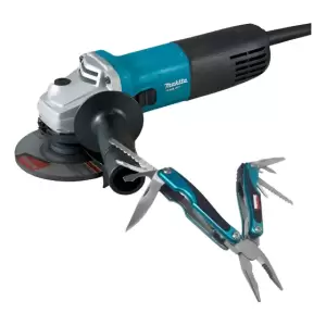 Kit Esmeril Angular Makita 115mm 720W + Multiher.
