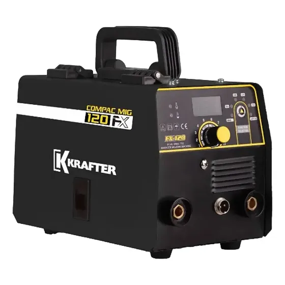 Soldadora Krafter Compac MIG 120 Flux 1 Soldadora Krafter Compac MIG 120 Flux