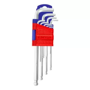 Set 9 Llaves Allen Emtop 1.5-10mm Acero Cromado