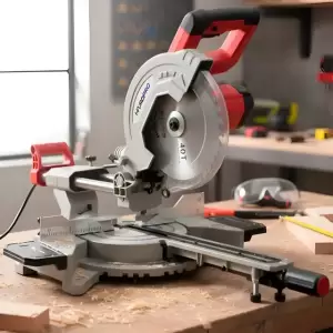 Sierra Ingleteadora Telescópica 2200W 5000RPM Profesional