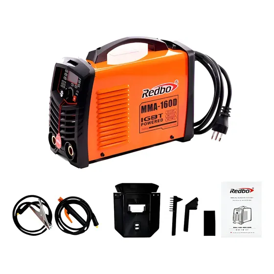 Soldadora Inverter Redbo MMA-160D 140A Naranja 1 Soldadora Inverter Redbo MMA-160D 140A Naranja