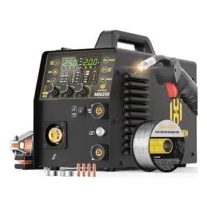 Soldadora H Hzxvogen De Aluminio Mig 250a 6 En 1 110/220 V