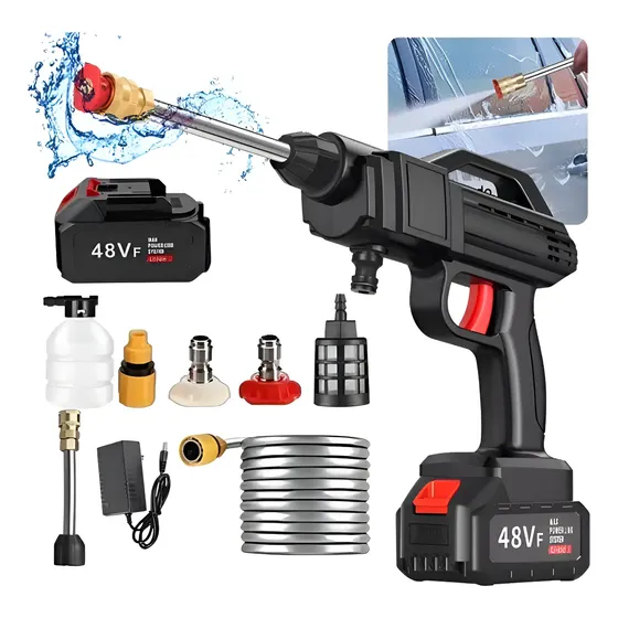 Hidrolavadora Inalámbrica 48V Portátil Auto 1 Hidrolavadora Inalámbrica 48V Portátil Auto