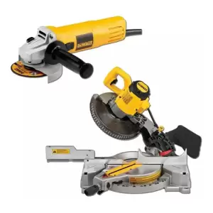 Kit Ingleteadora DeWalt DWS713 + Esmeril DWE4112