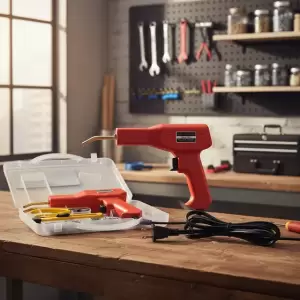 Kit Pistola Reparación Plásticos Grapas Calientes 50w Parach