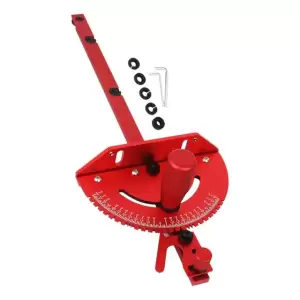 Calibre de Inglete Rojo para Sierra Circular de Mesa