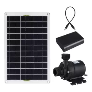 Bomba De Agua Solar Sumergible Con Panel Solar