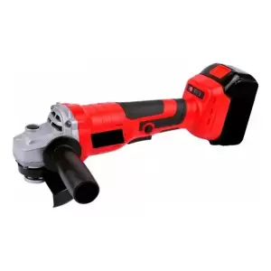 Esmeril Angular Recargable Rojo + 2 Baterías