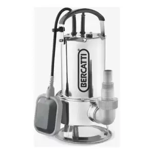 Bomba de Agua Sumergible 1HP Bercatti SSP10 Plata