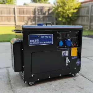 Generador Eléctrico Diésel 7500W Cerrado Barletta