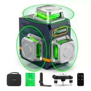 Nivel Laser 12 Líneas para Batería 20V Profesional