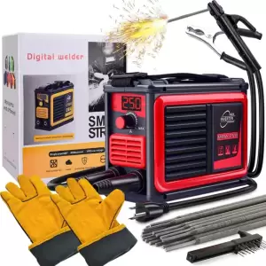 Máquina Soldadora Hgnvgz Mma-250a 110v Igbt Pantalla Digital