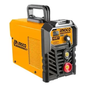 Soldadora Inverter Eléctrica 130A Ingco Amarilla