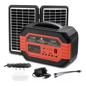 Generador Solar Multiuso con Batería y USB