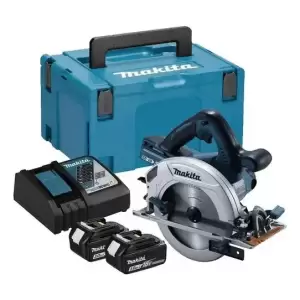 Makita Dhs710rf2j sierra circular inalambrica + 2 baterías + 1 cargador 7 1/4 36v