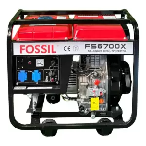 Generador Eléctrico Diesel 5KVA Partida Eléctrica Ruedas