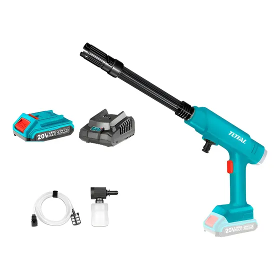 Hidrolavadora 20V con Cargador Total TPWLI20362 1 Hidrolavadora 20V con Cargador Total TPWLI20362